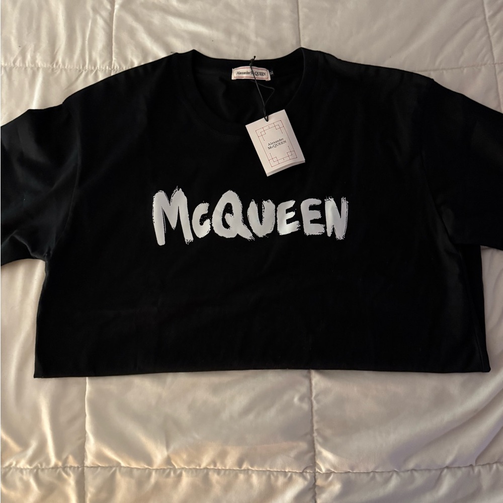 McQueen Black Crop Top